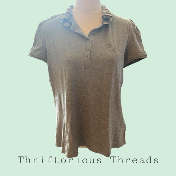 Burberry Grey Polo - Picture 1 of 6